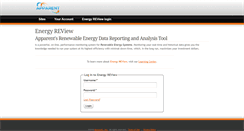 Desktop Screenshot of energyreview.apparent.com